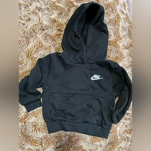Like new Nike toddler Black Hoodie in size 2T